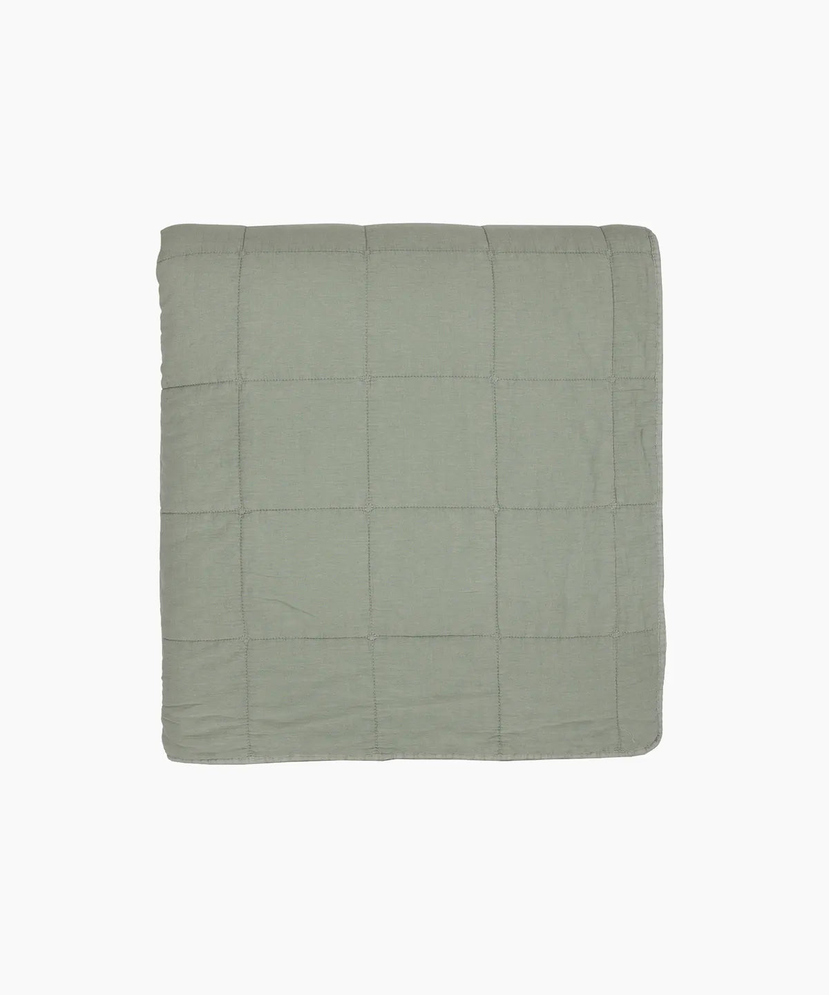 Freya Quilt Sage Green Large 240x265cm