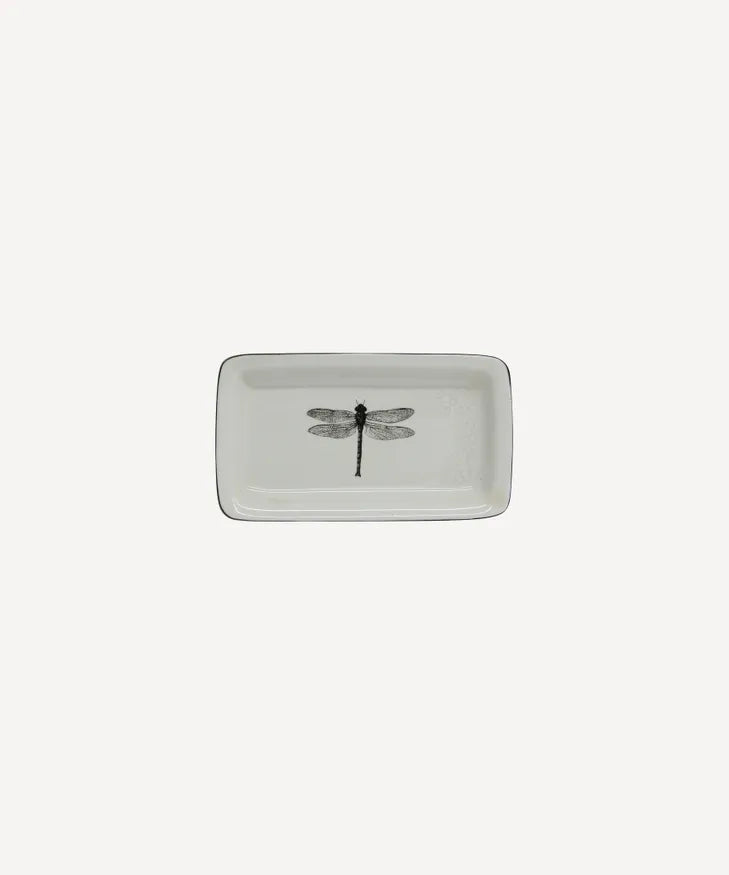 Dragonfly Ceramic Dish