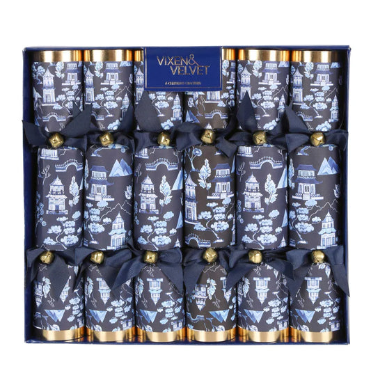 Christmas Bon Bon Chinoiserie Monkey Crackers (Pk 6)