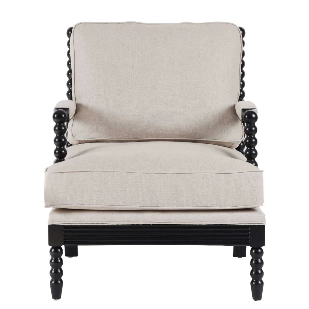 BOBBIN HAMPTONS ARMCHAIR BLACK