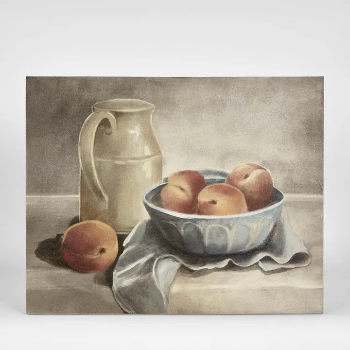 Still Life - Milk Jug with Peaches Art