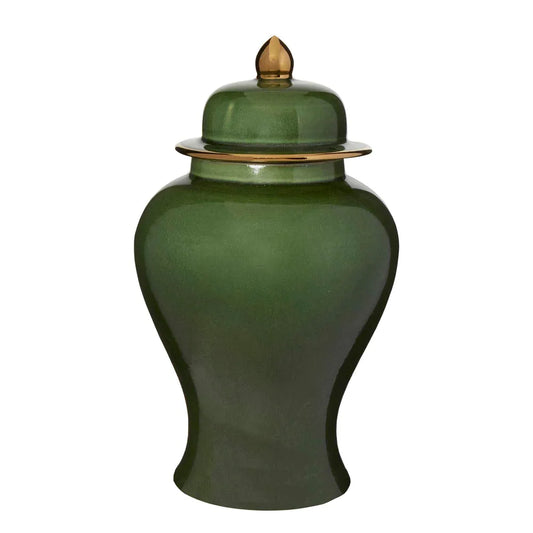 Grenfel Green Ginger Jar Small