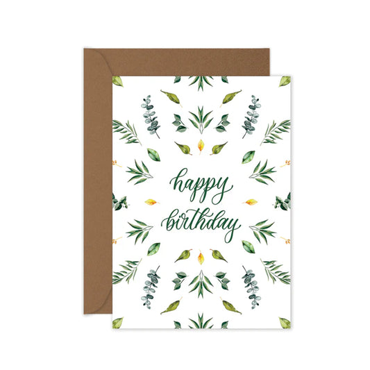 Card - Birthday Leaf