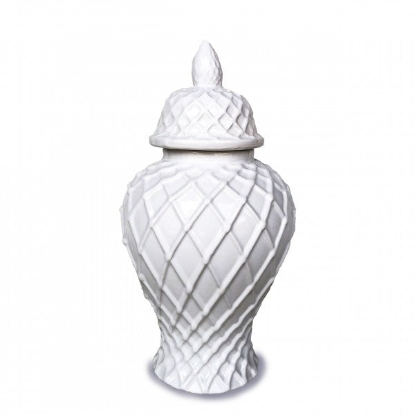 Temple White Ginger Jar Medium