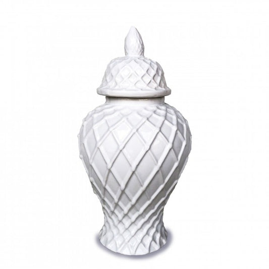 Temple White Ginger Jar Large