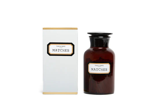 Matches Amber Bottle