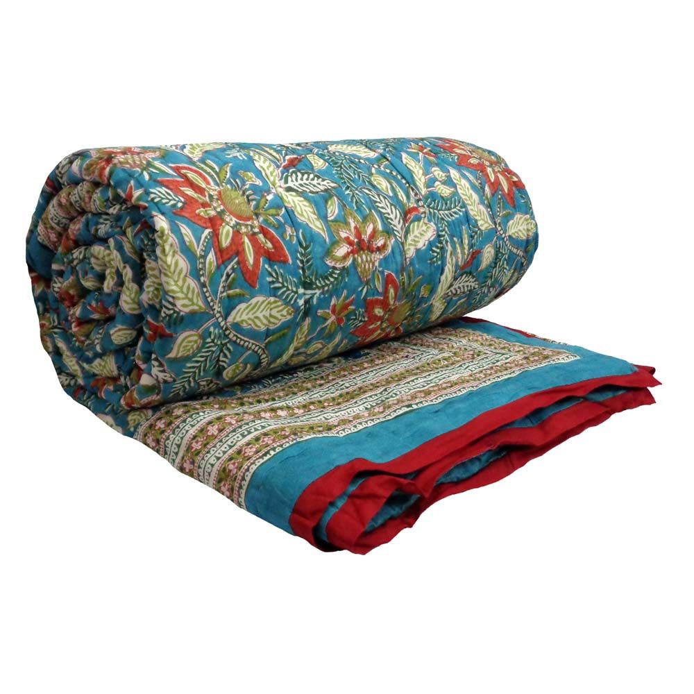 Bedspread Quilt Bossanova Teal King 265x265cm