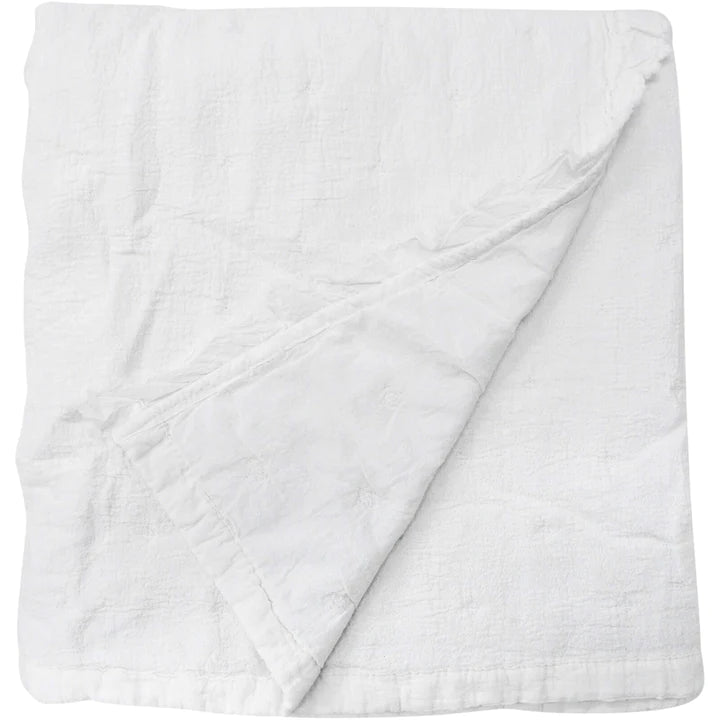 Bedspread Washed White QUEEN